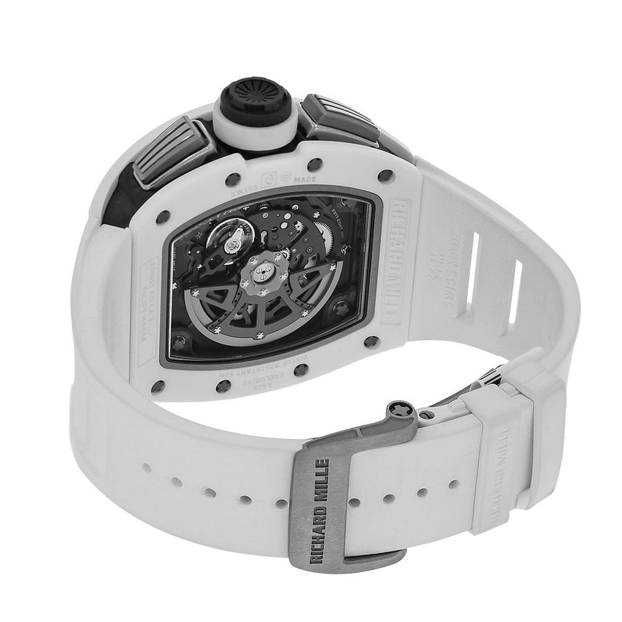 Richard Mille RM 011, Asia Limited Edition White Ceramic NTPT 50MM Watch RM011(PRE-OWNED)