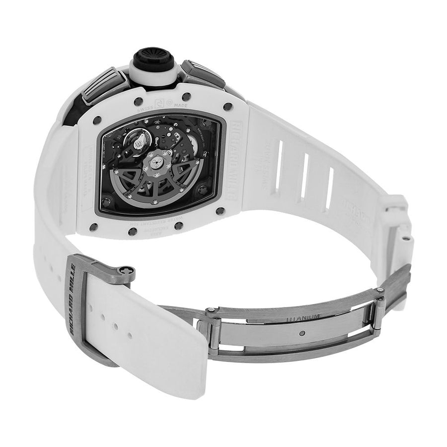 Richard Mille RM 011, Asia Limited Edition White Ceramic NTPT 50MM Watch RM011(PRE-OWNED)