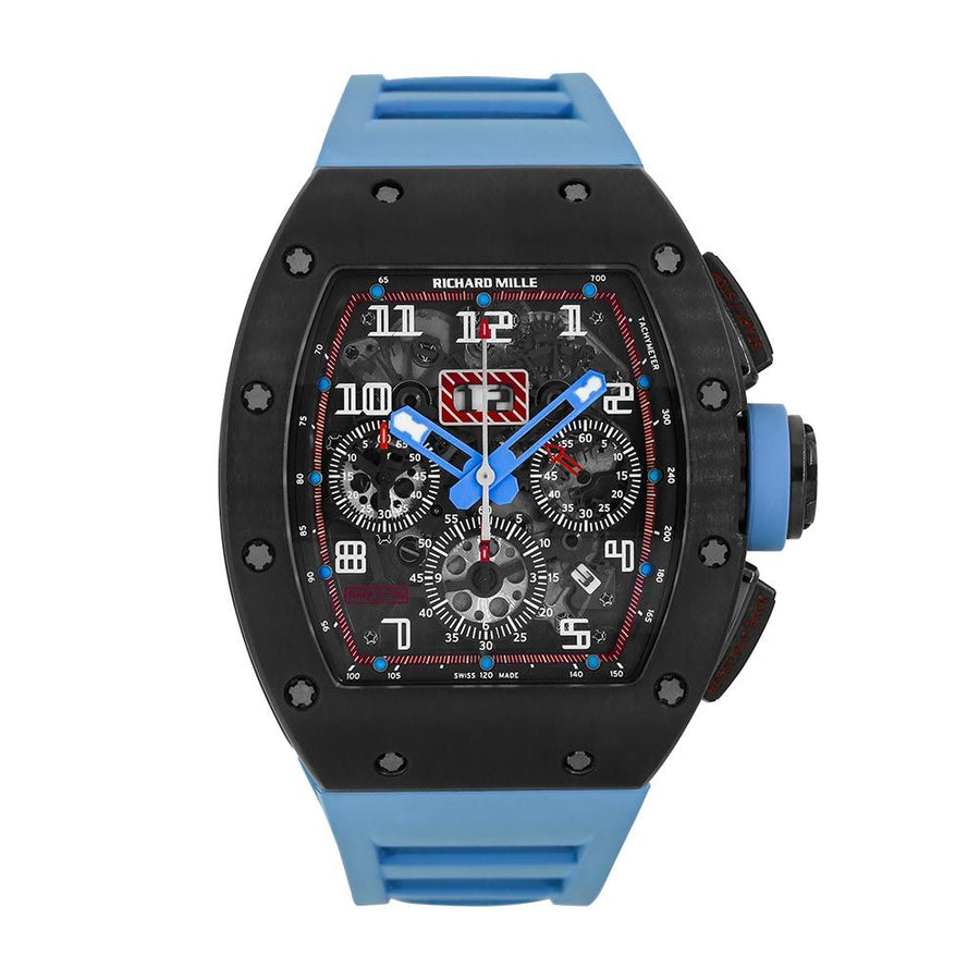 Richard Mille RM011, Restivo Edition Titanium Blue Chronograph 50MM Watch RM011(PRE-OWNED)