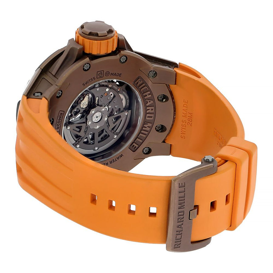 Richard Mille RM028, Brown PVD Titanium Automatic Divers 47MM Watch RM028(PRE-OWNED)