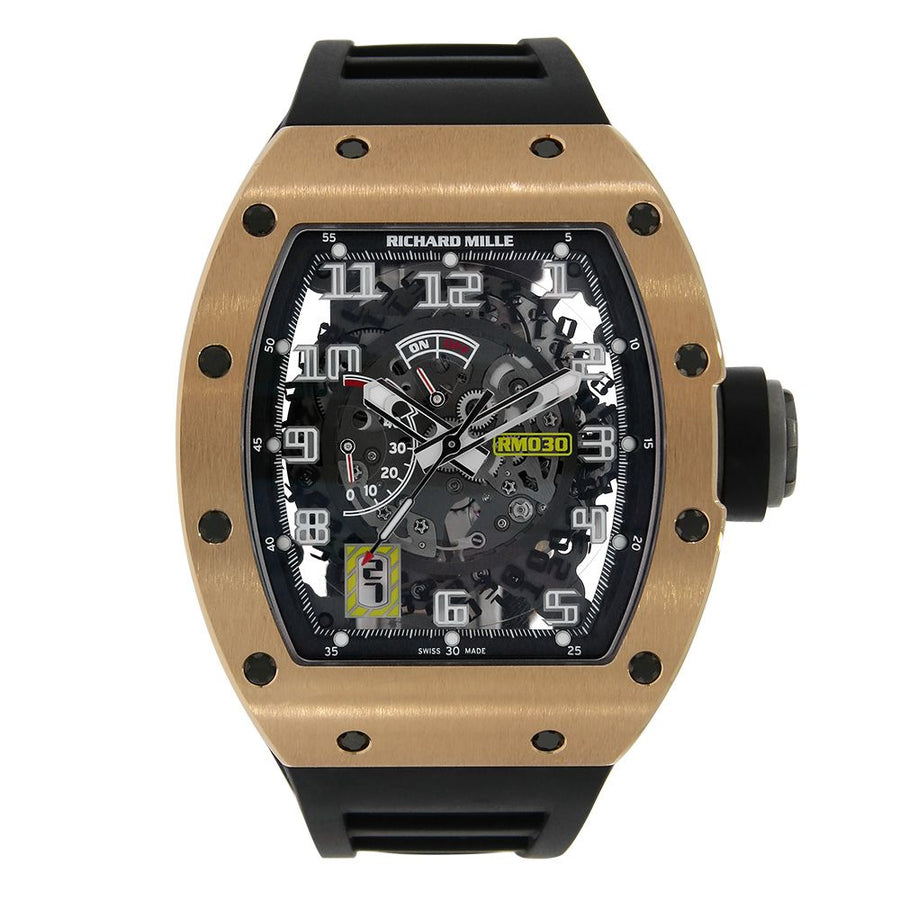 Richard Mille RM030, Titanium Rose Gold Automatic 50MM Watch RM030(PRE-OWNED)