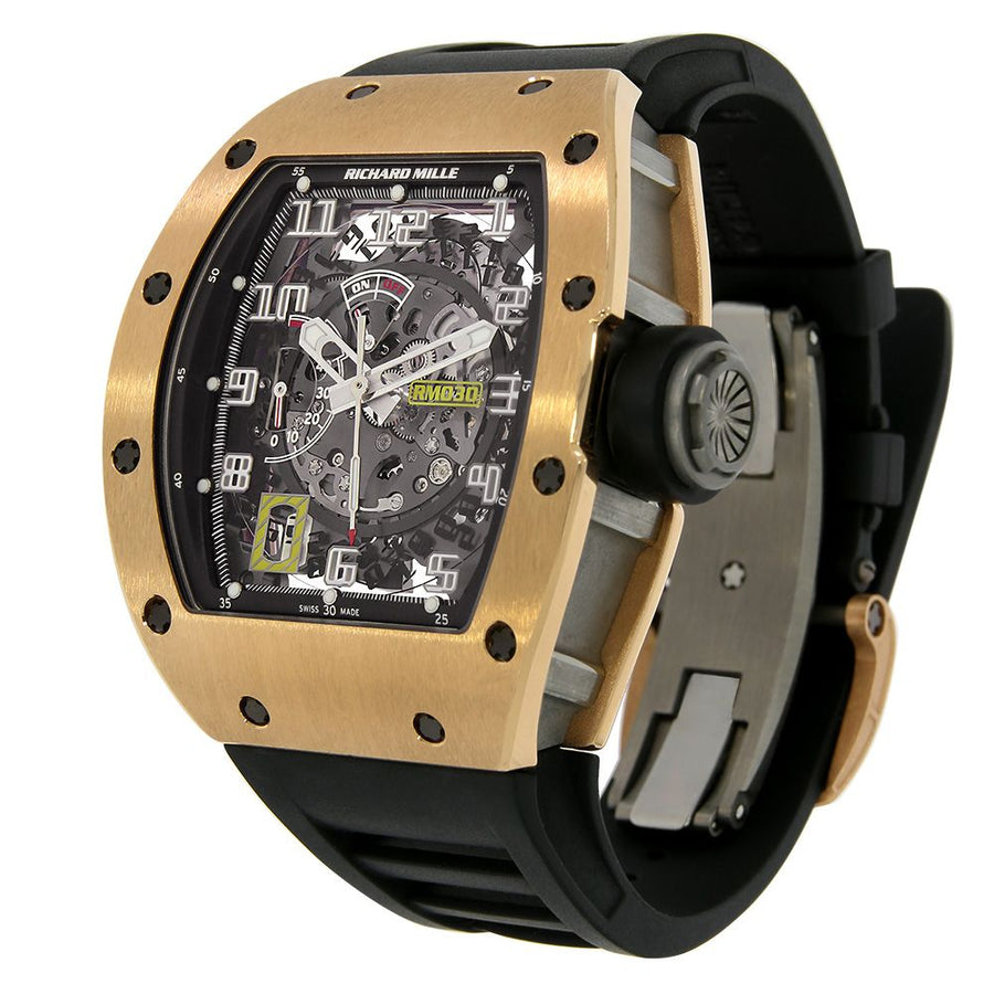 Richard Mille RM030, Titanium Rose Gold Automatic 50MM Watch RM030(PRE-OWNED)