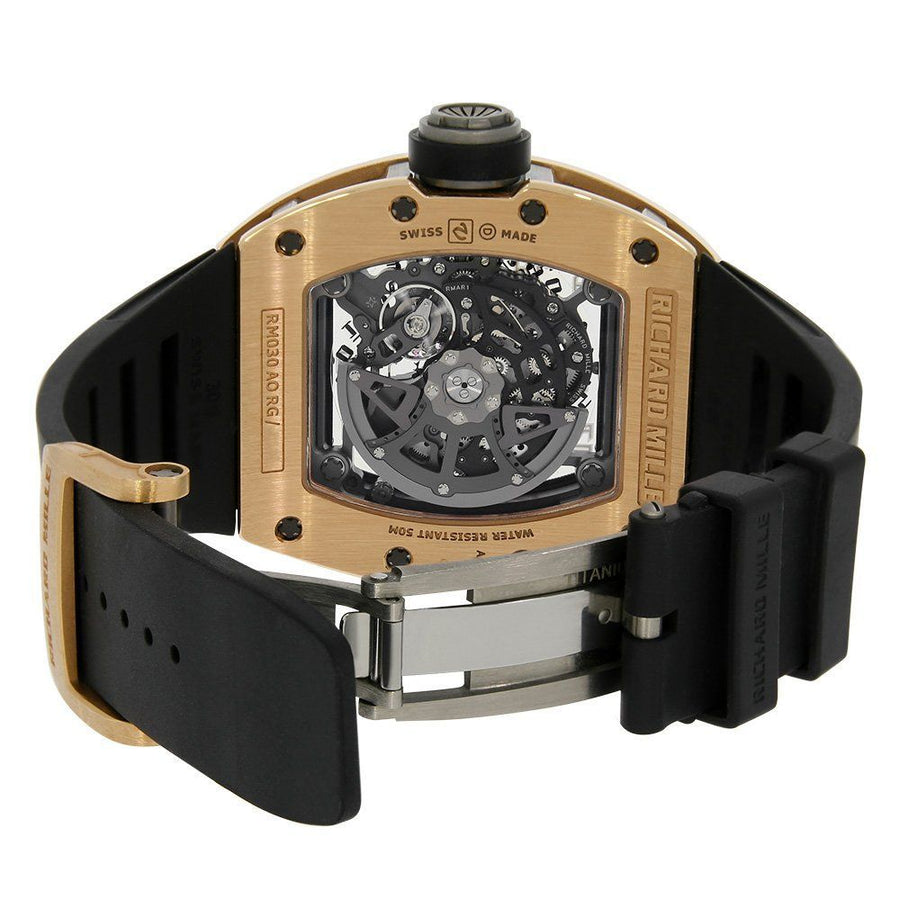 Richard Mille RM030, Titanium Rose Gold Automatic 50MM Watch RM030(PRE-OWNED)