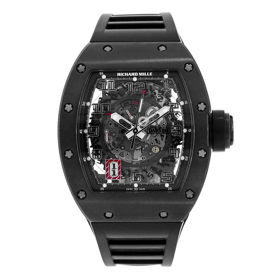 Richard Mille RM030, Black Out All Black Carbon 50MM Watch RM030(PRE-OWNED)