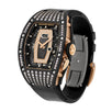 Richard Mille RM037, Rose Gold Gem Set Black Carbon TPT 34MM Watch RM037