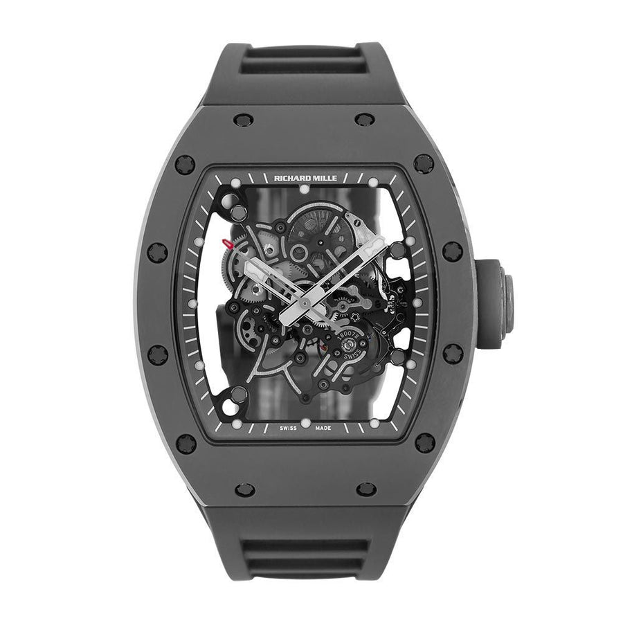 Richard Mille RM055, Bubba Watson Grey Boutique Edition Ceramic 50MM Watch RM055(PRE-OWNED)