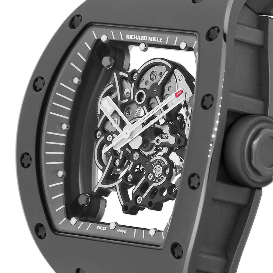 Richard Mille RM055, Bubba Watson Grey Boutique Edition Ceramic 50MM Watch RM055(PRE-OWNED)