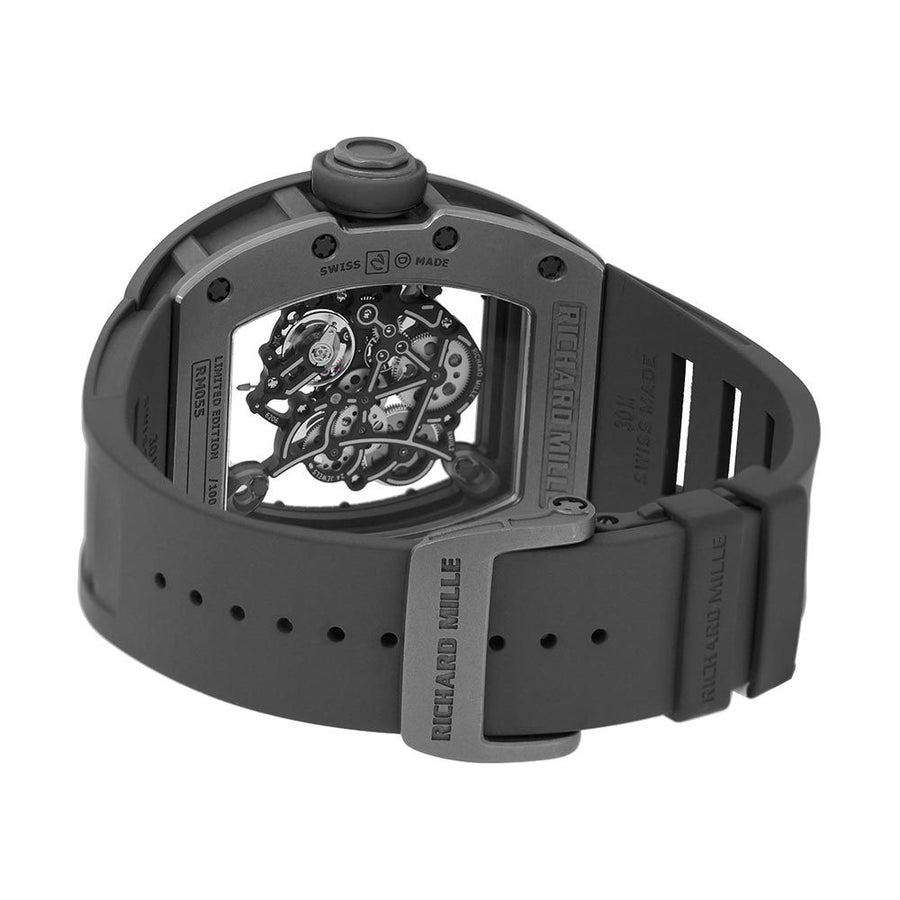 Richard Mille RM055, Bubba Watson Grey Boutique Edition Ceramic 50MM Watch RM055(PRE-OWNED)