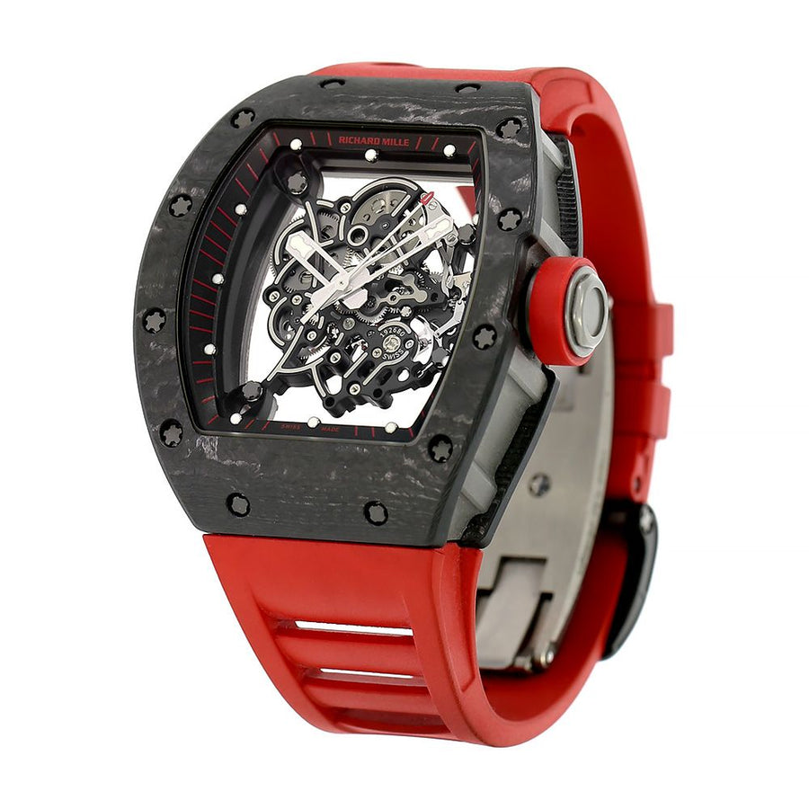 Richard Mille RM055, Bubba Watson Dark Legend Carbon & Titanium 50MM Watch(PRE-OWNED)