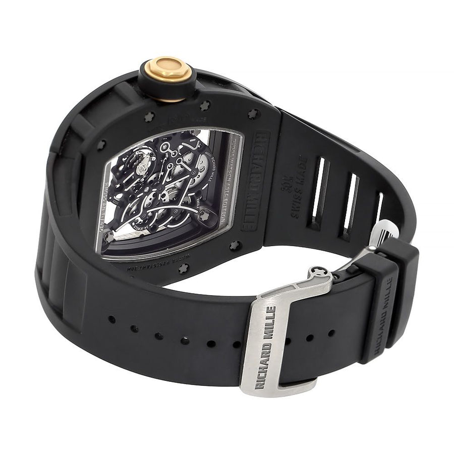 Richard Mille RM055, Bubba Watson Asia Edition Black Ceramic 50MM Watch(PRE-OWNED)