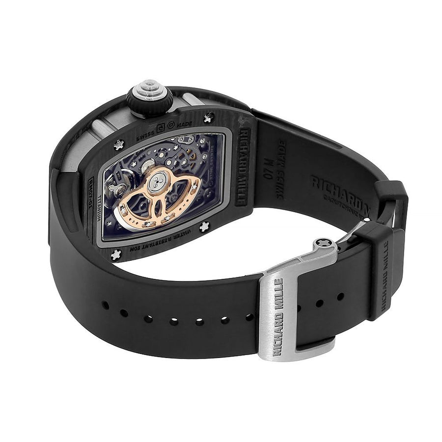 Richard Mille RM07-01, Black Carbon TPT Automatic 45MM Watch RM07-01