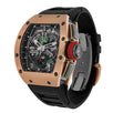 Richard Mille RM11-01, Roberto Mancini Rose Gold Skeletonized 50MM Watch RM11-01(PRE-OWNED)