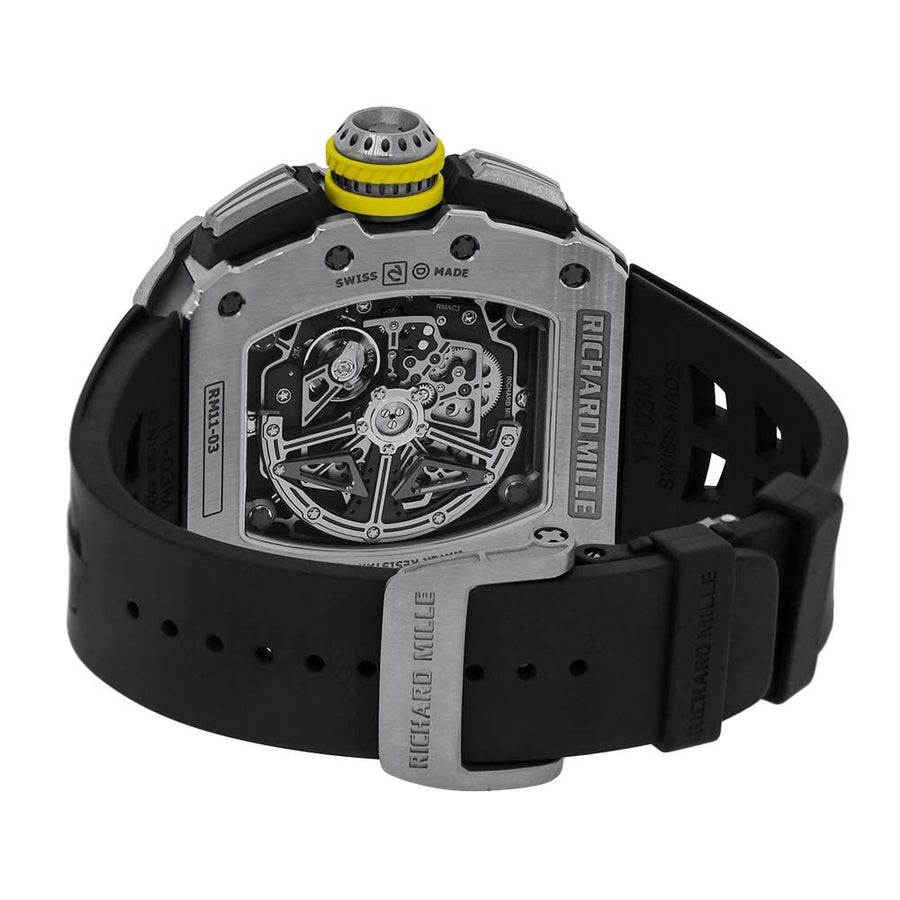 Richard Mille RM11-03, Automatic Flyback Chronograph Titanium 49MM Watch(PRE-OWNED)