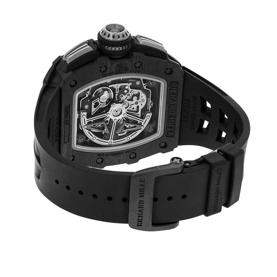 Richard Mille RM11-03, Black Carbon TPT Flyback Chronograph 50MM Watch RM11-03