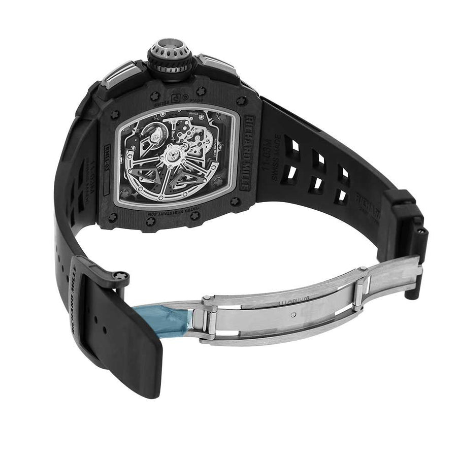 Richard Mille RM11-03, Black Carbon TPT Flyback Chronograph 50MM Watch RM11-03