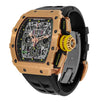 Richard Mille RM11-03, Rose Gold Automatic Flyback Chronograph 49MM Watch RM11-03(PRE-OWNED)