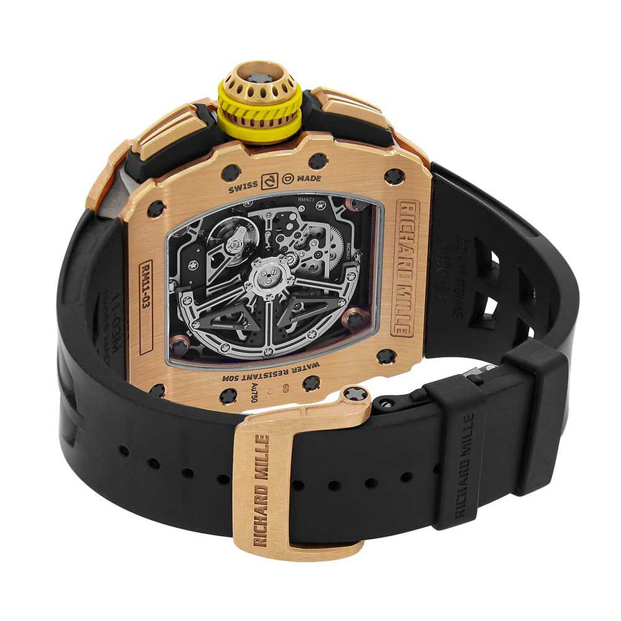 Richard Mille RM11-03, Rose Gold and Titanium Chronograph 49MM Watch RM11-03(PRE-OWNED)