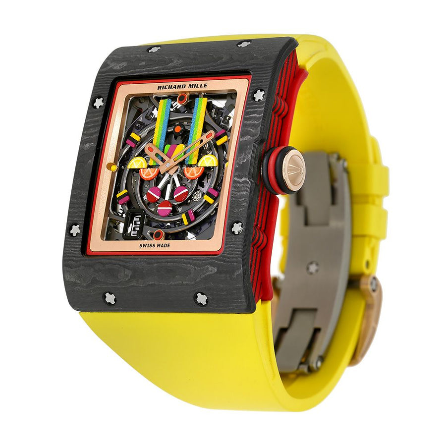 Richard Mille RM16-01, Bonbon Collection Fraise Carbon-TPT and Red Quartz 50MM Watch RM16-01