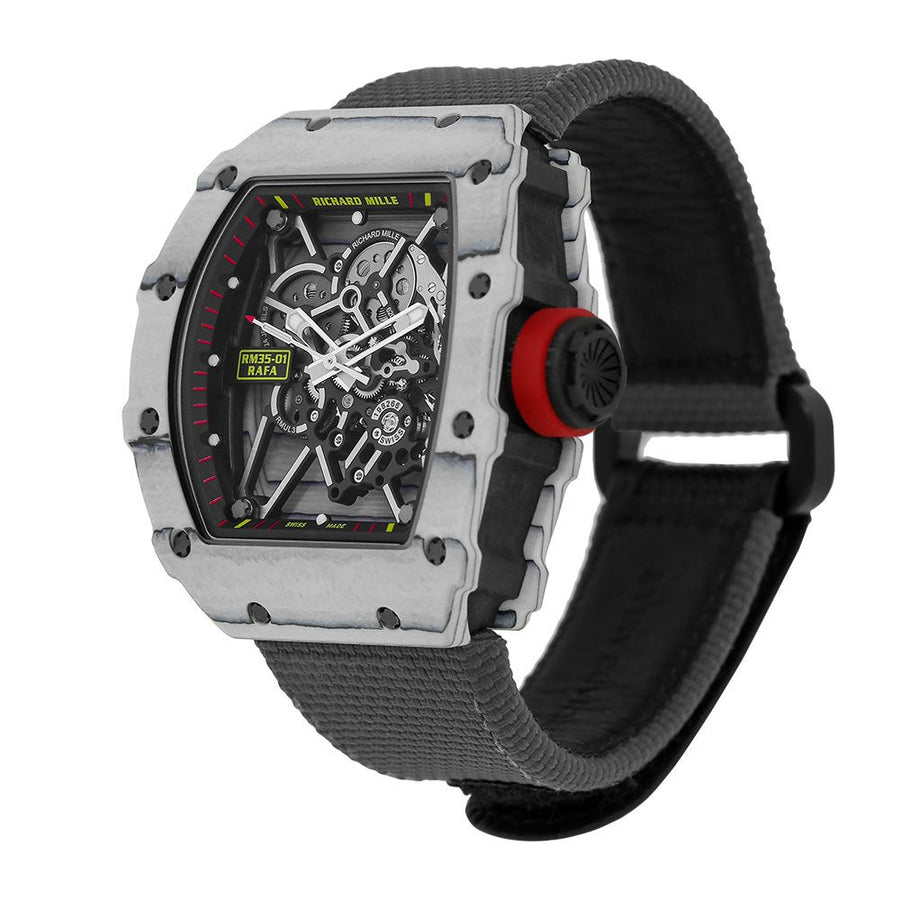 Richard Mille RM35-01, Rafael Nadal Ultimate White Carbon 50MM Watch RM35-01