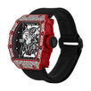 Richard Mille RM35-02, Rafael Nadal Diamond Red Quartz TPT 49MM Watch RM35-02