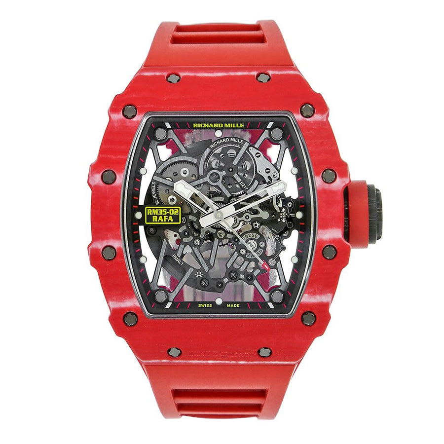 Richard Mille RM35-02, Rafael Nadal Red Quartz TPT Automatic 49MM Watch