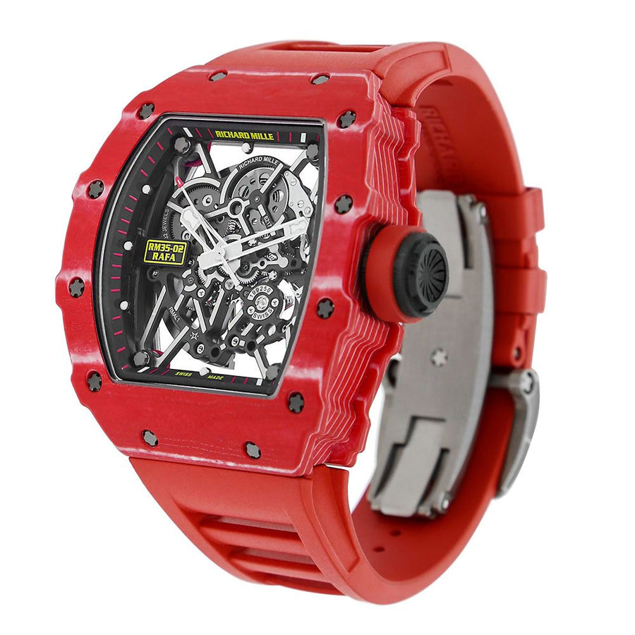 Richard Mille RM35-02, Rafael Nadal Red Quartz TPT Automatic 49MM Watch