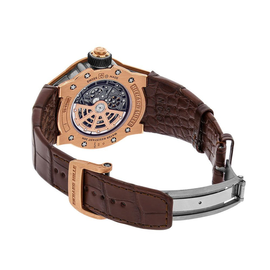 Richard Mille RM63-01, Dizzy Hands Rose Gold 43MM Watch RM63-01(PRE-OWNED)