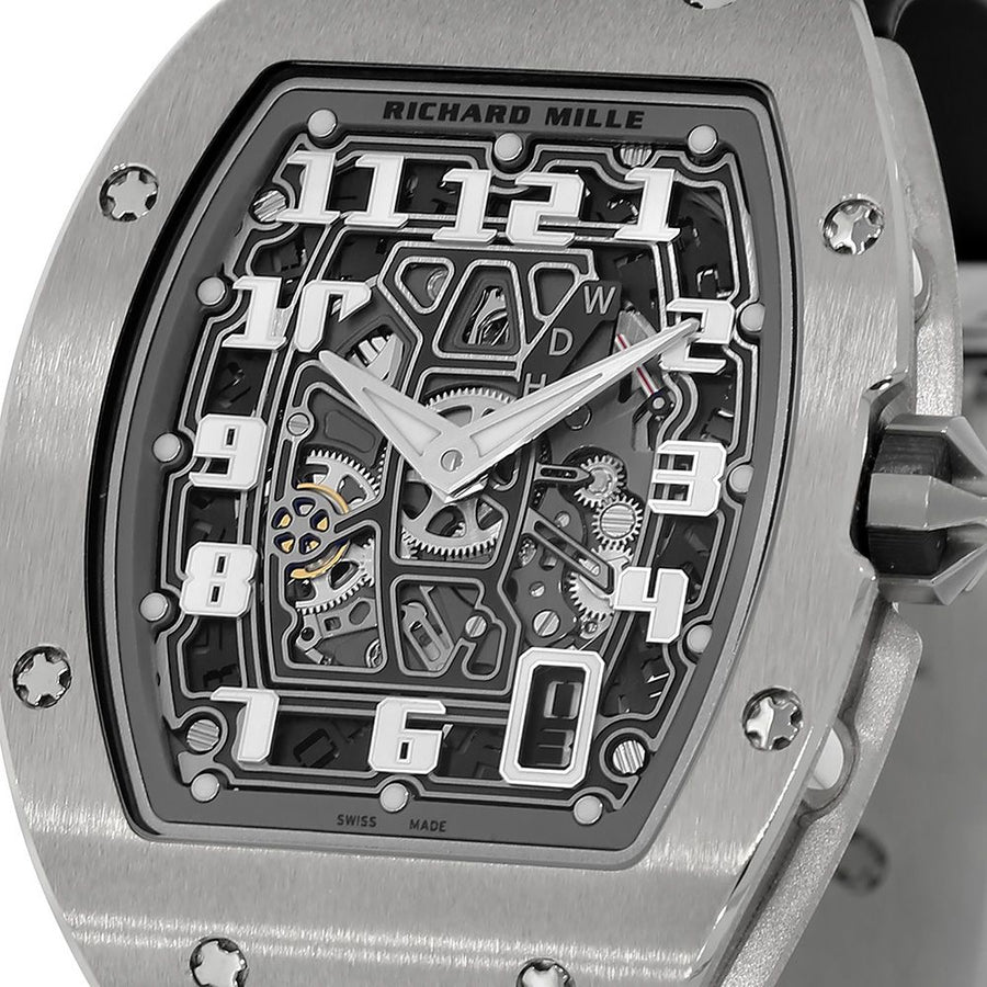 Richard Mille RM67-01, White Gold Extra Flat Automatic 47MM Watch RM67-01