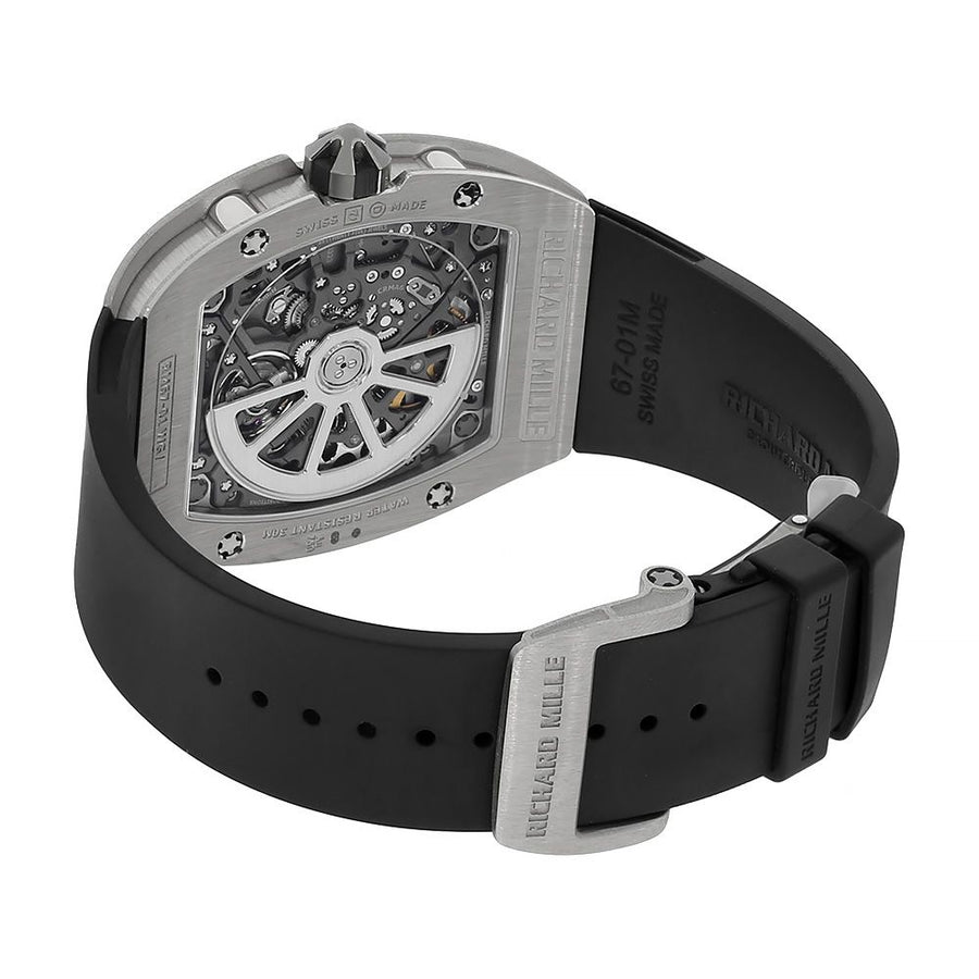 Richard Mille RM67-01, White Gold Extra Flat Automatic 47MM Watch RM67-01