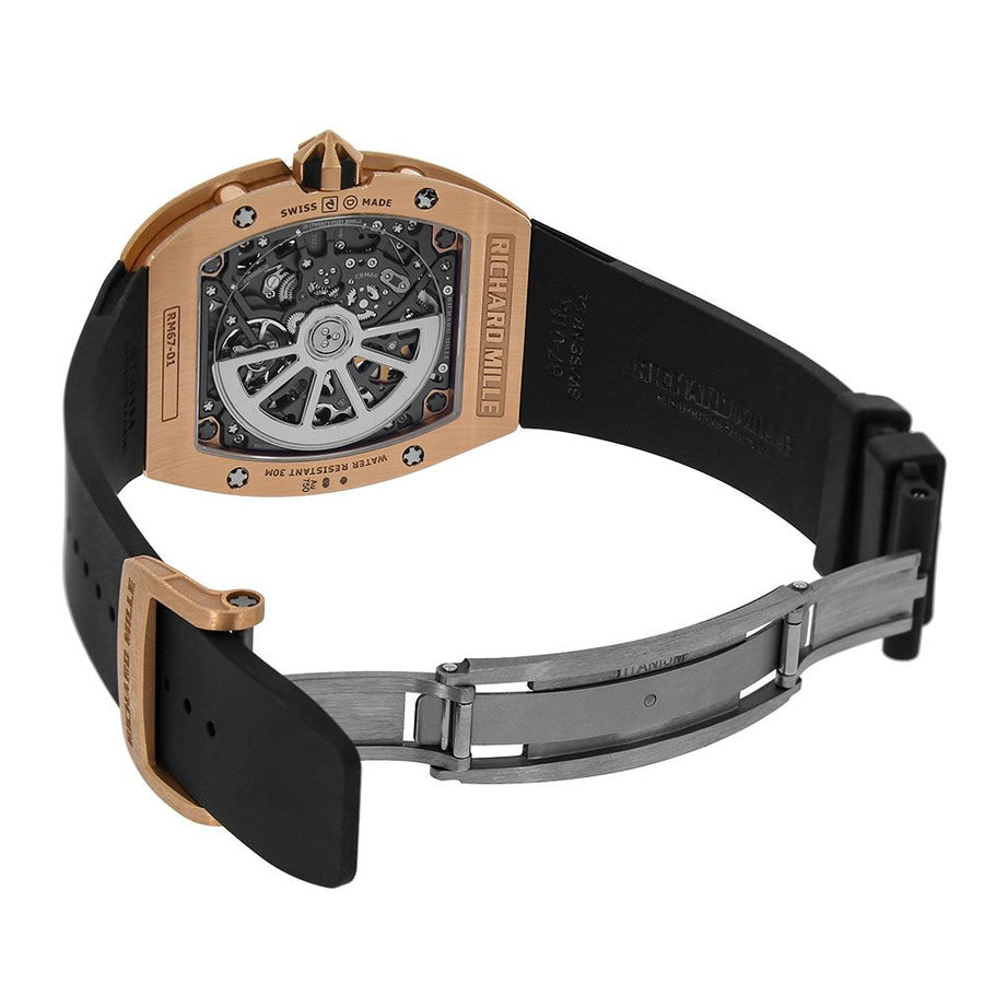 Richard Mille RM67-01, Rose Gold Extra Flat Automatic 47MM Watch