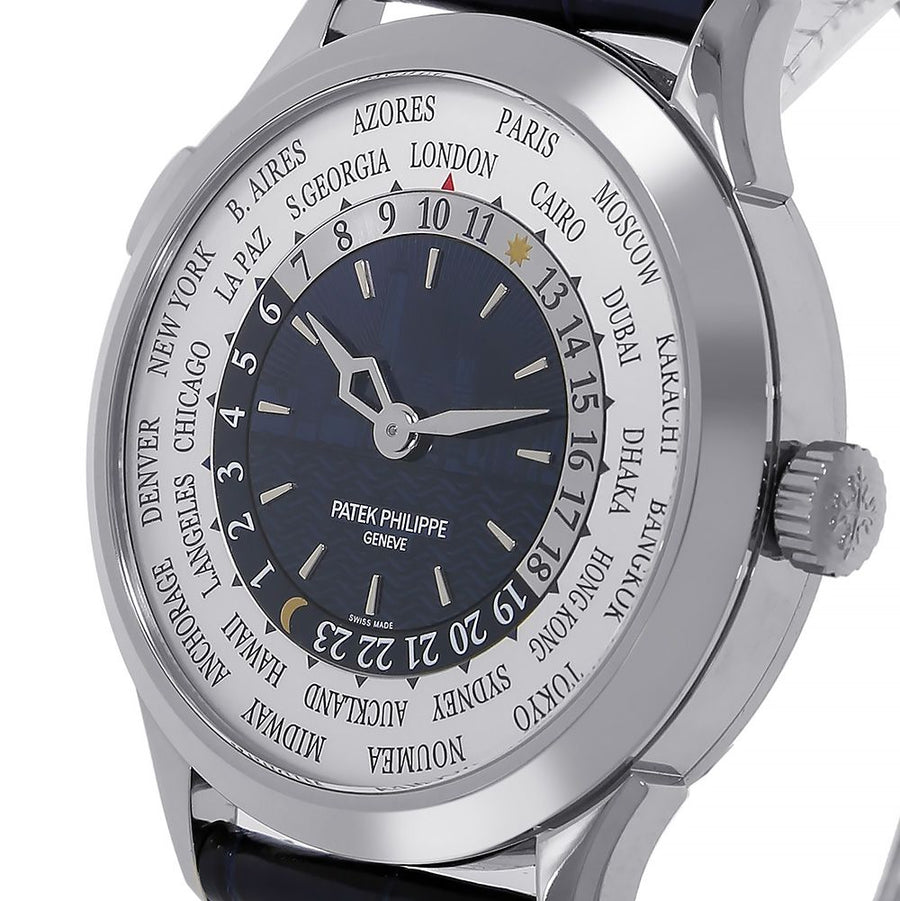 Patek Philippe Complications, World Time White Gold 38MM Watch 5230G-010