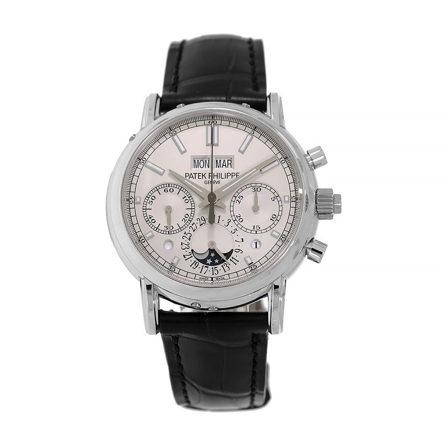 Patek Philippe Grand Complications, Platinum Perpetual 40MM Watch 5204P-010