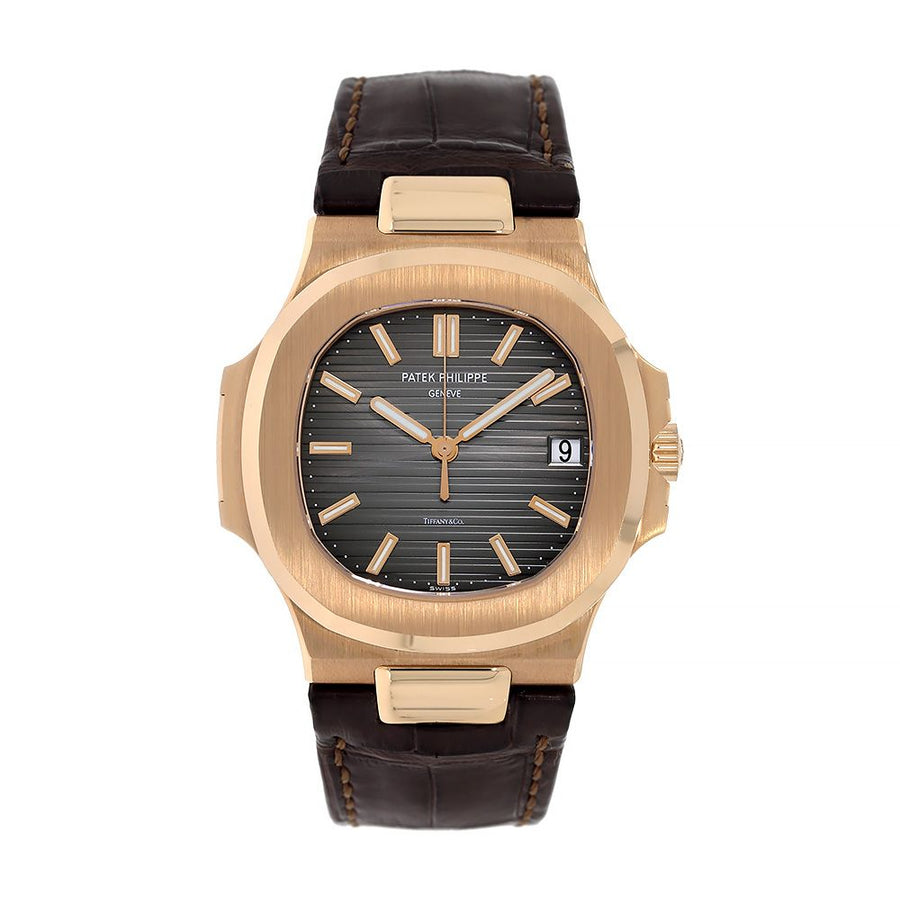 Patek Philippe Nautilus, Tiffany and Co Rose Gold 40MM Watch 5711R-001