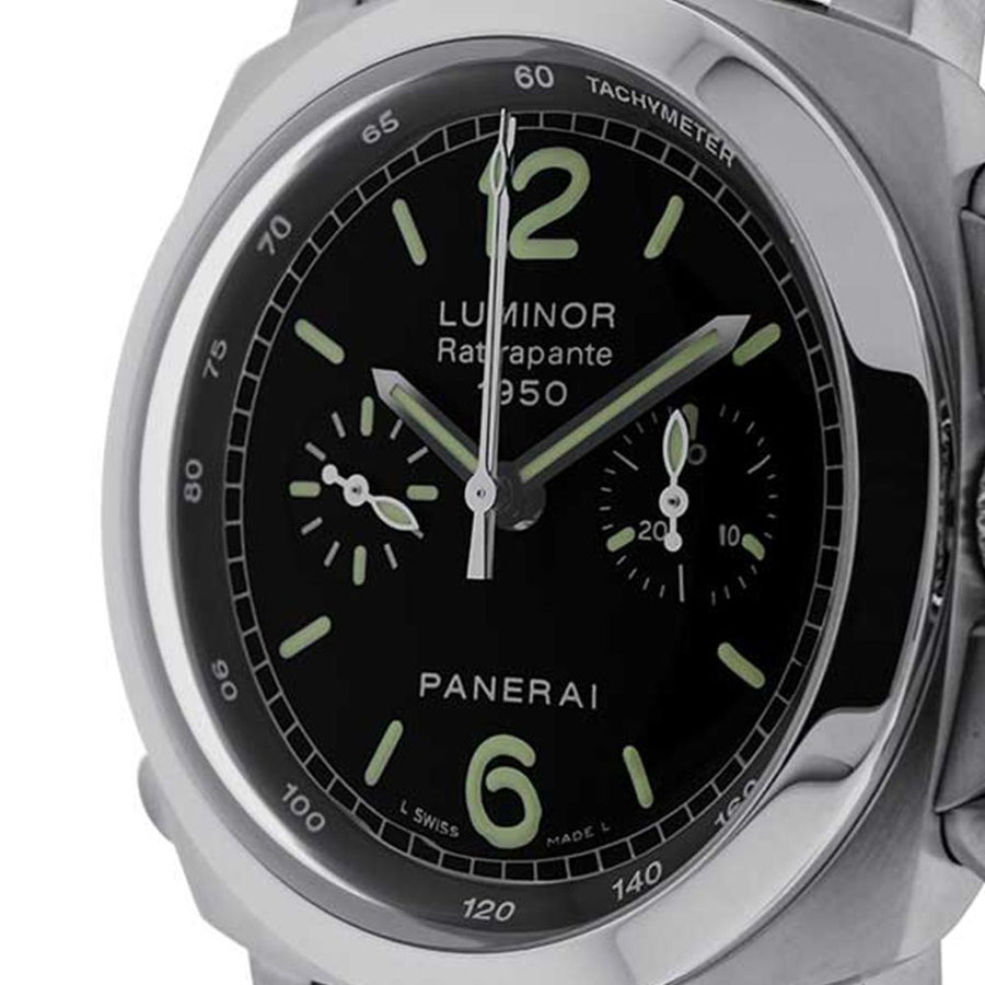 Panerai Luminor, 1950 Stainless-Steel Rattrapante Chronograph 44MM Watch PAM00213