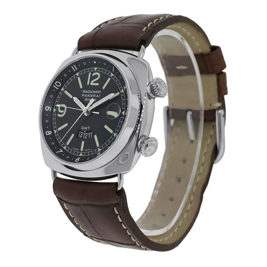 Panerai Radiomir, Stainless-Steel GMT Alarm 42MM Watch PAM00098