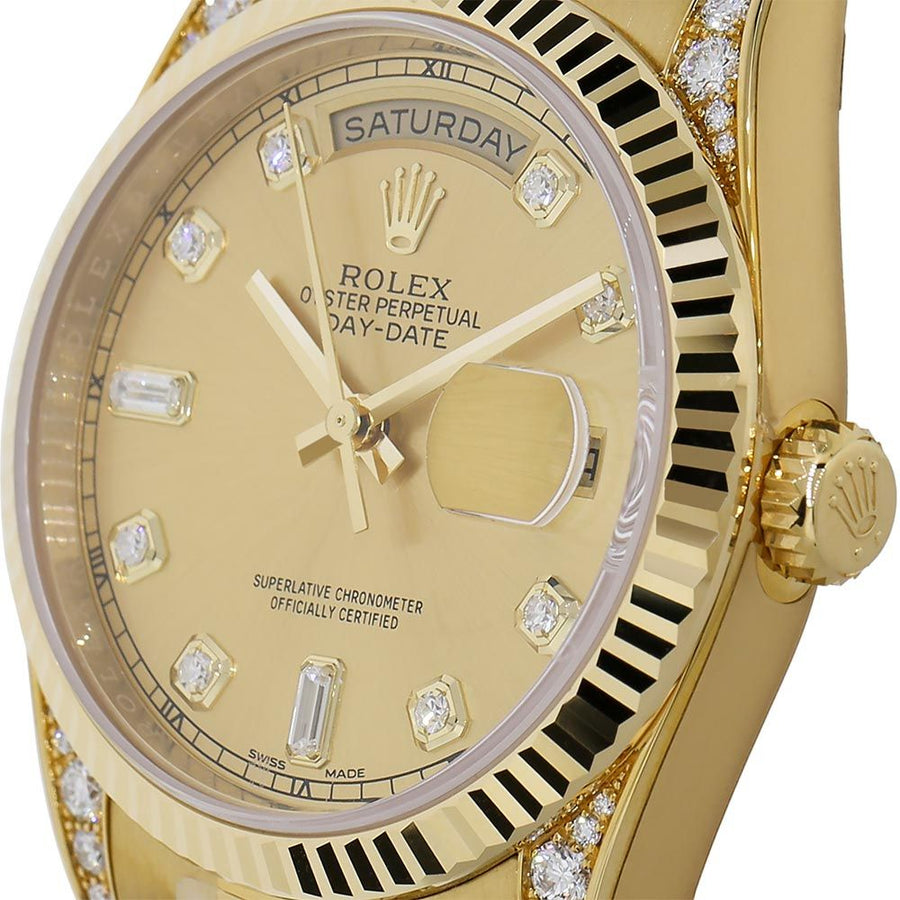 Rolex Day-Date 36, All Yellow Gold Diamond Dial 36MM Watch 118338