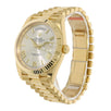 Rolex Day-Date 40, Yellow Gold Silver Dial President Bracelet 40MM Watch 228238