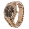 Rolex Day-Date 40, Rose Gold Chocolate Brown 40MM Watch 228235