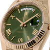 Rolex Day-Date 40, Rose Gold Olive Green President Bracelet 40MM Watch 228235