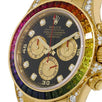 Rolex Cosmograph Daytona, Rainbow Yellow Gold Black Diamond Dial 40MM Watch 116598RBOW