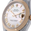 Rolex Datejust 31, Rose Gold and Steel Slate Grey Roman Dial 31MM Watch 178241(PRE-OWNED)