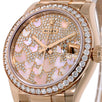 Rolex Datejust 31, Rose Gold MOP Butterfly Pave Dial 31MM Watch 278285RBR