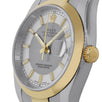 Rolex Datejust 36, Stainless Steel and Yellow Gold Silver Tuxedo Dial Oyster 36mm Watch 116203(PRE-OWNED)