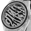 Rolex Datejust 36, White Gold Royal Zebra Pave Diamond Dial 36MM Watch 116199(PRE-OWNED)