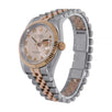 Rolex Datejust 36, Rose Gold and Steel Pink Roman Dial 36MM Watch 116231(PRE-OWNED)