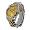 Rolex Datejust 36, Steel & Yellow Gold Champagne Roman Dial 36MM Watch 116233(PRE-OWNED)