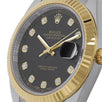 Rolex Datejust 41, Two-Tone Steel Black Diamond Dial 41MM Watch 126333