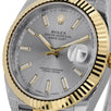 Rolex Datejust 41, Steel and Yellow Gold Silver Index Dial 41MM Watch 126333