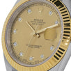 Rolex Datejust 41, Two-Tone Steel Champagne Diamond Dial 41MM Watch 126333(PRE-OWNED)