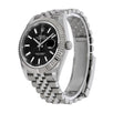 Rolex Datejust 41, Stainless-Steel Black Index Dial President 41MM Watch 126334